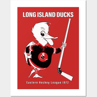 Defunct Long Island Ducks EHL Hockey 1972 Posters and Art